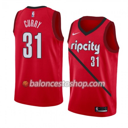 Camiseta Hombre NBA Portland Trail Blazers Seth Curry 31 2018-19 Nike Rojo Swingman